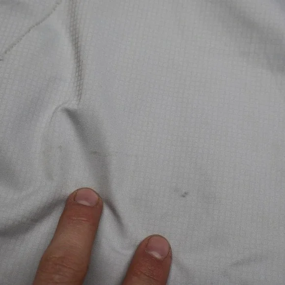 Columbia PFG Jacket Mens XL White Tamiami Hurricane Rain Full Zip Light Outdoor - Picture 6 of 16